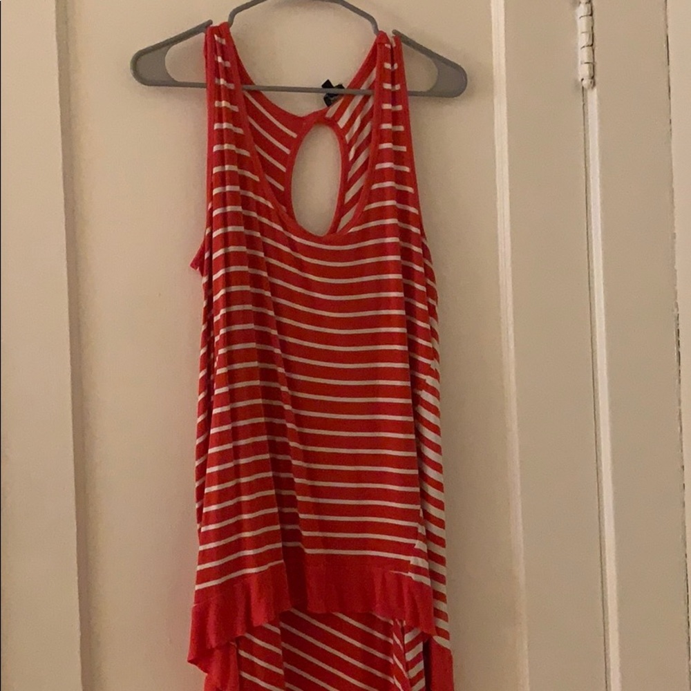 Cable and Gauge Hi-Low Tank Top
